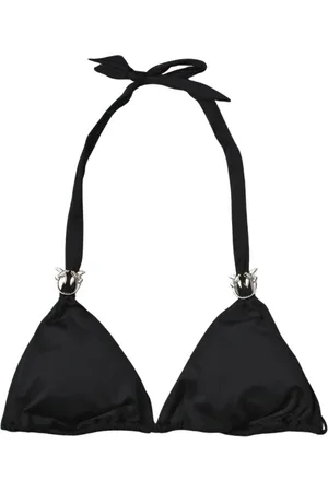 Pinko Femme, Maillots de bain, Noir, Taille: 36 FR Maillot de Bain Haut de Bikini Triangle Noir