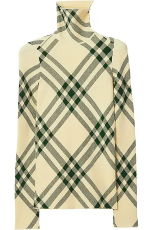 Burberry Femme, Pulls, Multicolore, Taille: 36 FR Tricot Col Roulé