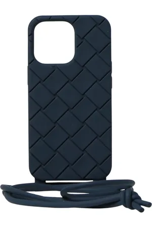 Bottega Veneta Unisex, Accessoires, Bleu, Taille: ONE Size Coque Bleue iPhone Pro