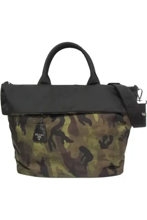 Prada Femme, Pre-owned, Multicolore, Taille: ONE Size Pre-owned Toile cabas