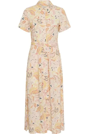 Part Two Femme, Robes, Multicolore, Taille: 38 FR Robe Chemise à Imprimé Paisley Roselilpw