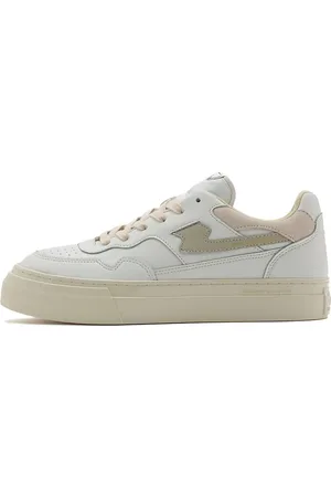 S.W.C. Stepney Workers Club Unisex, Chaussures, Blanc, Taille: 41 EU Baskets en Cuir Pearl S-Strike