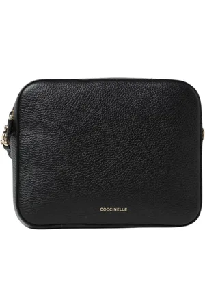 Coccinelle Femme, Sacs, Noir, Taille: ONE Size Sac bandoulière en cuir noir