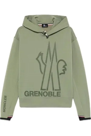 Moncler Femme, Sweatshirts et sweats à capuche, Vert, Taille: 42 FR Maille Élégante pour Hommes et Femmes