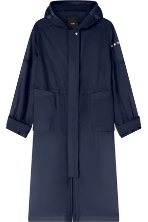 add Femme, Vestes, Bleu, Taille: 42 FR Parka À Capuche