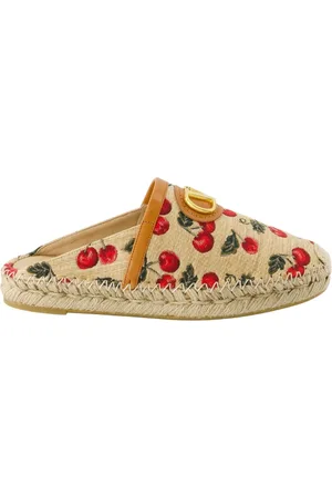 VALENTINO GARAVANI Femme, Chaussures, , Taille: 37 EU Mules Cherryfic en Rafia Printemps-Été 2025