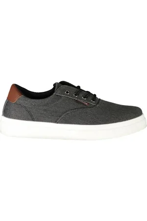 Carrera Homme, Chaussures, Noir, Taille: 43 EU Baskets en Polyester Noir avec Détails Contrastés