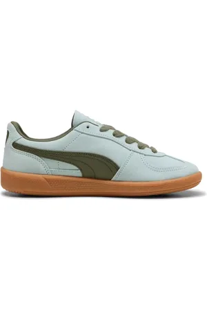 PUMA Femme, Chaussures, Bleu, Taille: 36 EU Baskets en Cuir Paisibles Palermo