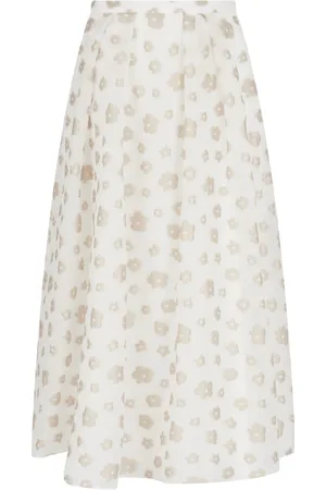Emporio Armani Femme, Jupes, , Taille: 40 FR Jupe trapèze à motif floral