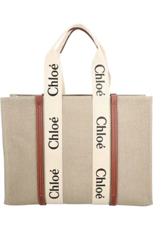 Chloé Femme, Pre-owned, Brun, Taille: ONE Size Tissu sacs-main