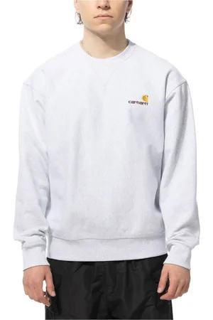 Carhartt Homme, Sweatshirts et sweats à capuche, Gris, Taille: XL Sweat American Script Heather Grey