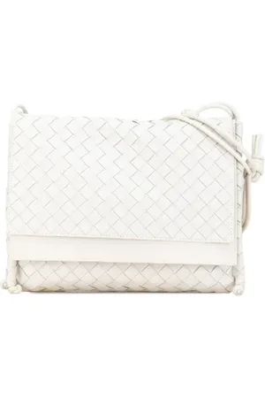 Bottega Veneta Femme, Pre-owned, Blanc, Taille: ONE Size Pre-owned Cuir sacs-ports-paule