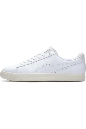 PUMA Homme, Chaussures, Blanc, Taille: 43 EU Baskets Iconiques Clyde