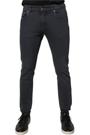Dolce & Gabbana Homme, Jeans, Gris, Taille: M Jean Denim Skinny Gris Foncé