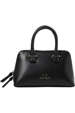 Armani Exchange Femme, Sacs, Noir, Taille: ONE Size Sac à Bandoulière Noir Élégant et Fonctionnel