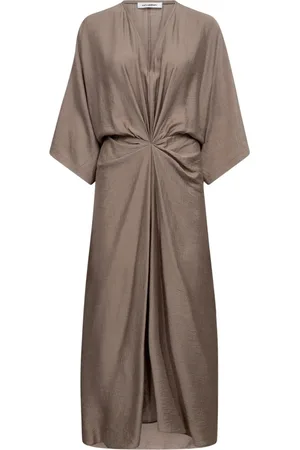 Co`Couture Femme, Robes, Brun, Taille: 36 FR Élégante Robe à en Noyer