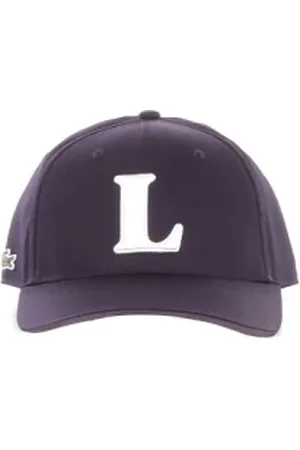 Lacoste Homme, Accessoires, Bleu, Taille: L Chapeau Bleu Logo Boucle Avant