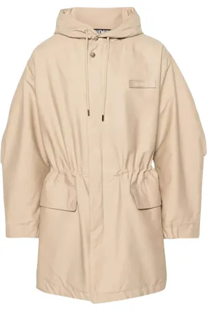Jacquemus Homme, Manteaux, , Taille: M Veste Imperméable avec Plis
