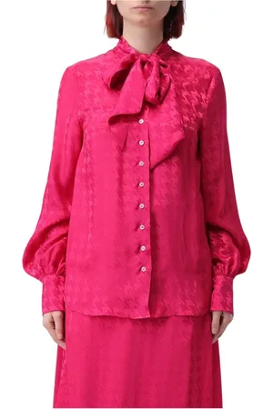 Msgm Femme, Blouses et Chemises, Rose, Taille: 36 FR Chemisier Fuchsia à