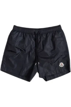 Moncler Homme, Maillots de bain, Noir, Taille: XL Shorts de Bain Bleu Marine Modèle Technique