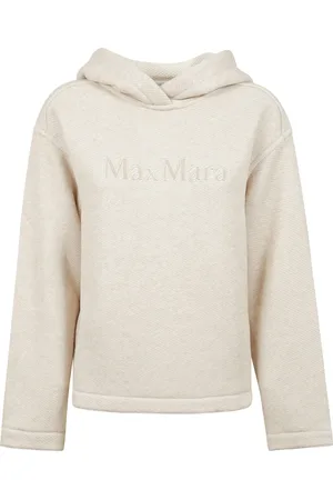 Max Mara Femme, Sweatshirts et sweats à capuche, , Taille: 44 FR Sweat à capuche en coton