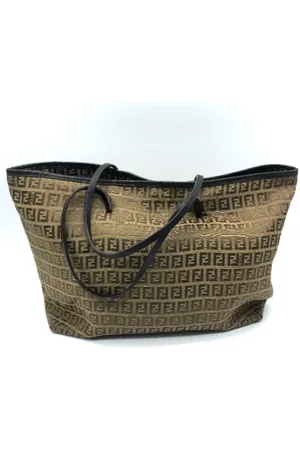 Fendi Femme, Pre-owned, Brun, Taille: ONE Size Pre-owned Coton sacs-fendi