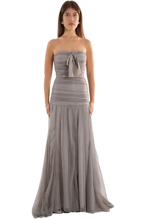 ANIYE BY Femme, Robes, Gris, Taille: 42 FR Robe Drapée Élégante
