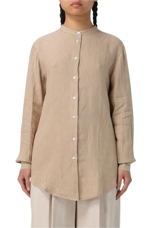 FAY Femme, Blouses et Chemises, , Taille: 40 FR Chemise Blanche à Col Mandarin
