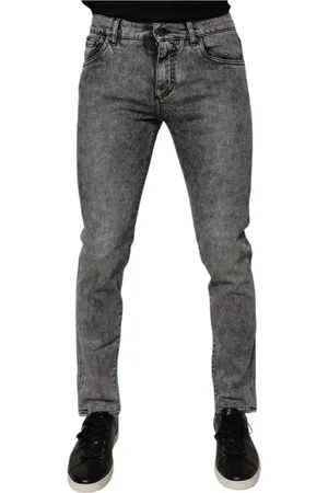 Dolce & Gabbana Homme, Jeans, Gris, Taille: S Jean Slim Fit Gris Foncé