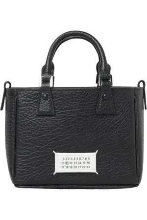 Maison Margiela Femme, Sacs, Noir, Taille: ONE Size Sac Mini en Cuir Noir Chic Polyvalent