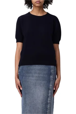 Maison Margiela Femme, Pulls, Noir, Taille: 40 FR Beige Crew Neck T-Shirt