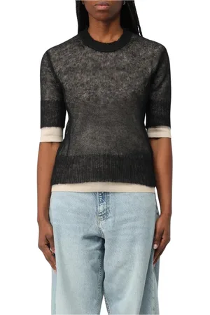 HUGO BOSS Femme, Pulls, Noir, Taille: 42 FR Élégant Pull en Mohair