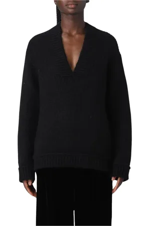 Tom Ford Femme, Pulls, Noir, Taille: 38 FR Pull Luxueux en Alpaga Noir