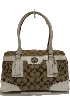 Coach Femme, Pre-owned, Brun, Taille: ONE Size Pre-owned Toile sacs-main