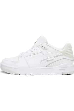 PUMA Homme, Chaussures, Blanc, Taille: 44 EU Plume Blanche Slipstream Chaussures de Basket