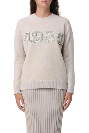 Max Mara Femme, Pulls, , Taille: 42 FR Pull en Cachemire Brodé