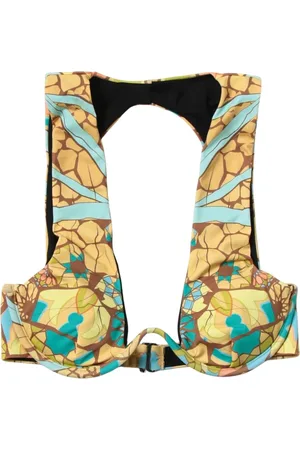 Andrea Iyamah Femme, Maillots de bain, Multicolore, Taille: 38 FR Bikini Frange en Multicolore Vibrant