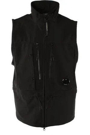 C.P. Company Homme, Vestes, Noir, Taille: 2XL Bodywarmer Noir Shell-R