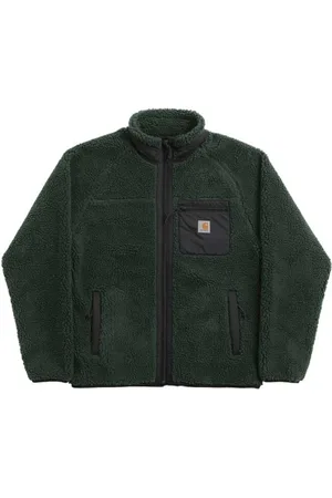Carhartt Homme, Sport, Vert, Taille: S Pull Vert avec Doublure en Maille
