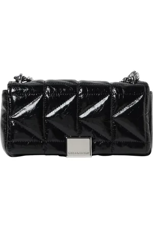 Karl Lagerfeld Femme, Sacs, Noir, Taille: ONE Size KKuilted Chain Bag Quilted Leather