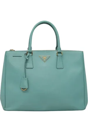 Prada Femme, Pre-owned, Bleu, Taille: ONE Size Pre-owned Cuir sacs-prada