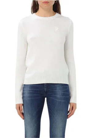 Dondup Femme, Pulls, Blanc, Taille: 38 FR Pull en Laine Blanc