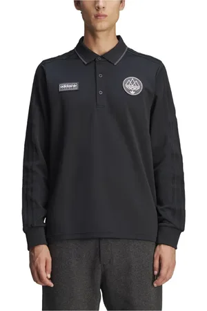 adidas Homme, Tops, Noir, Taille: M Spzl F.c. Polo à Manches Longues