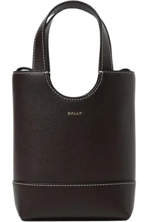 Bally Femme, Sacs, Brun, Taille: ONE Size Mini Sac Fourre-tout en Cuir