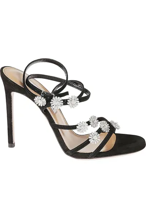 Aquazzura Femme, Chaussures, Noir, Taille: 37 EU Sandalette Starry Night