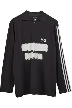 adidas Homme, Tops, Noir, Taille: S Tee-shirt à Manches Longues avec Logo Graphique
