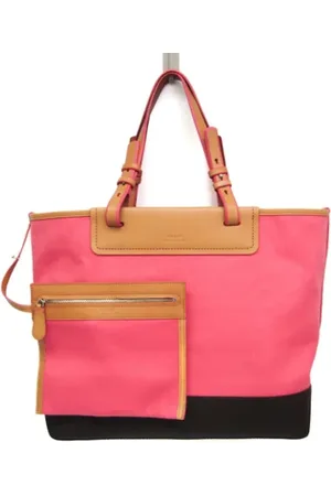 Bally Femme, Pre-owned, Rose, Taille: ONE Size Pre-owned Toile cabas