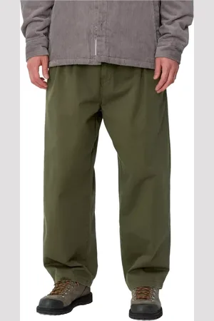 Carhartt Homme, Pantalons, Vert, Taille: W36 Pantalon Vert Bureau Élégant Confortable