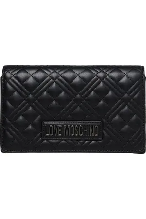 Moschino Femme, Sacs, Noir, Taille: ONE Size Pochette Mini Matelassée