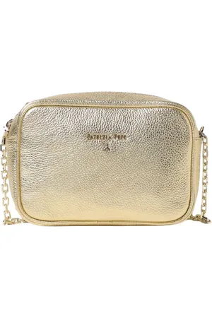 Patrizia Pepe Femme, Sacs, Jaune, Taille: ONE Size Sac Bandoulière Chaîne Dorée